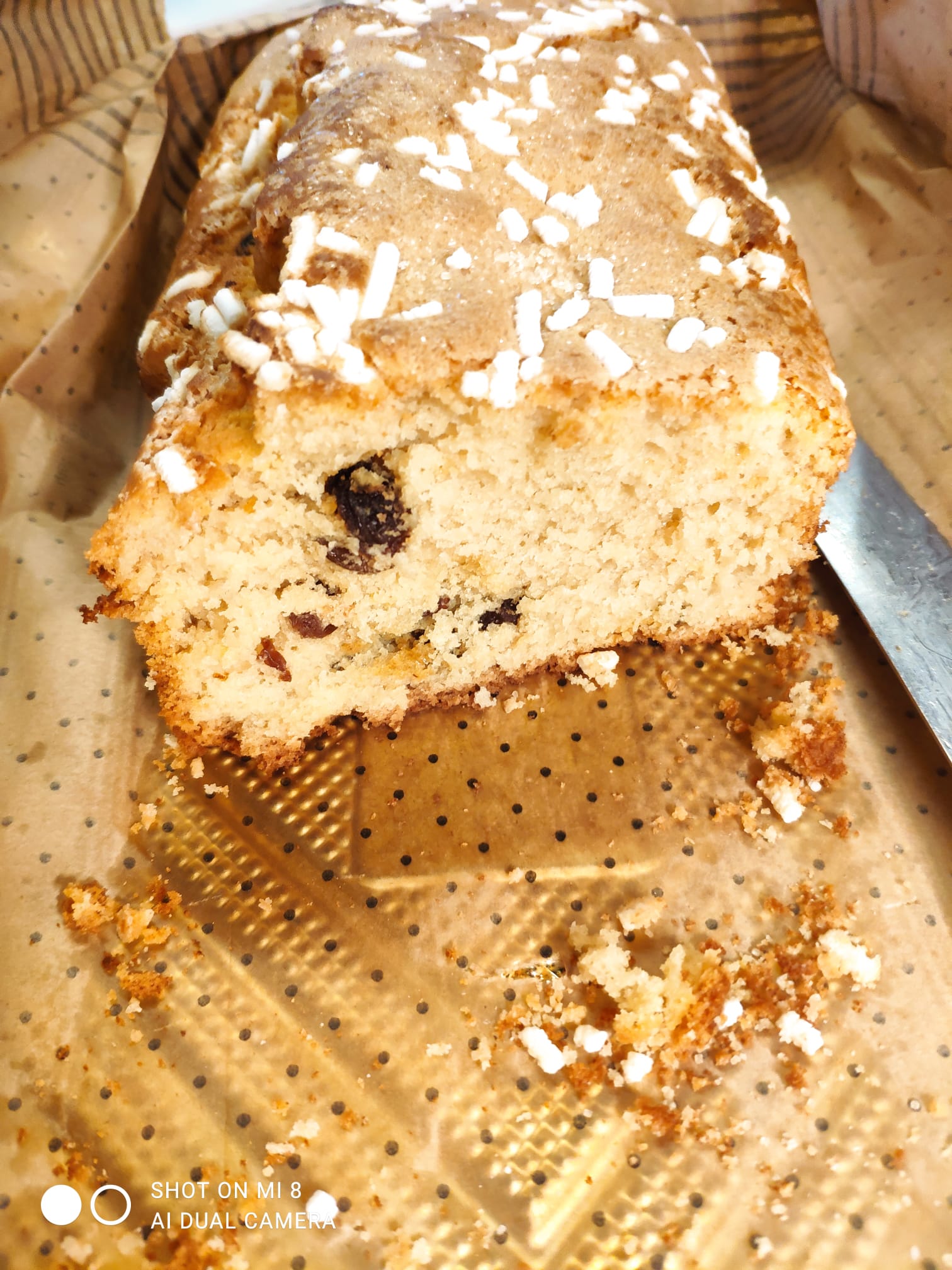 Plumcake del buongiorno senza glutine e senza lattosio