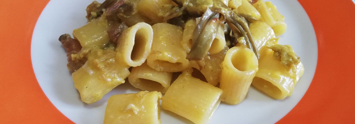 Carbonara di carciofi