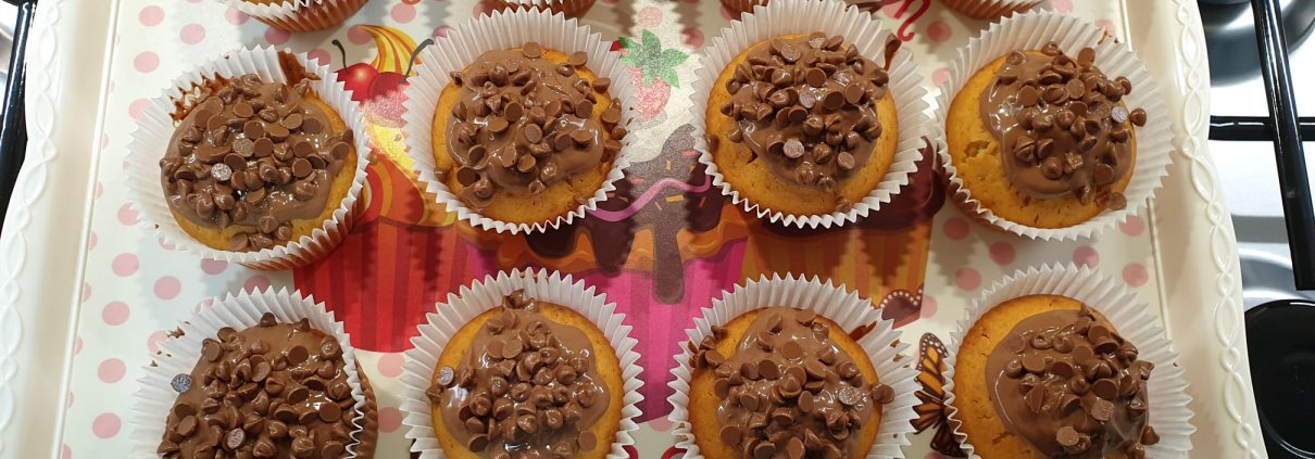 Muffin con cuore di Milka di Giada