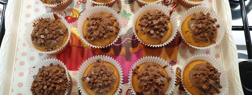Muffin con cuore di Milka di Giada