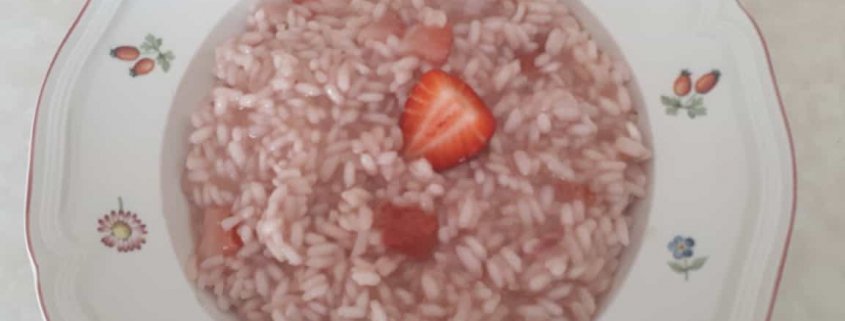 Risotto alle fragole di Sonia