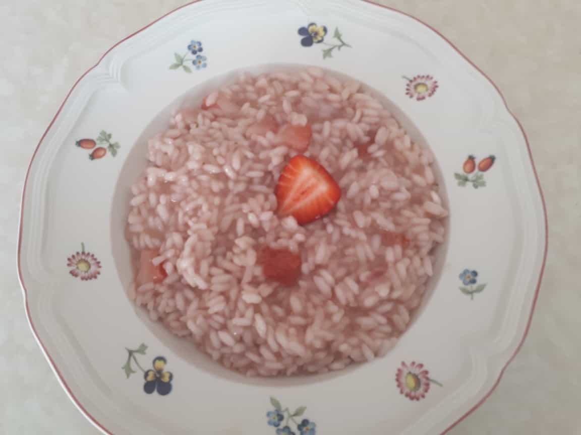 Risotto alle fragole di Sonia
