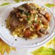 Fettuccine con funghi porcini e gamberi di Giada