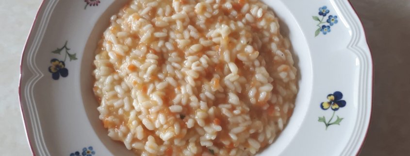 RISOTTO CON CAROTE PATATE E RAPA BIANCA di Sonia