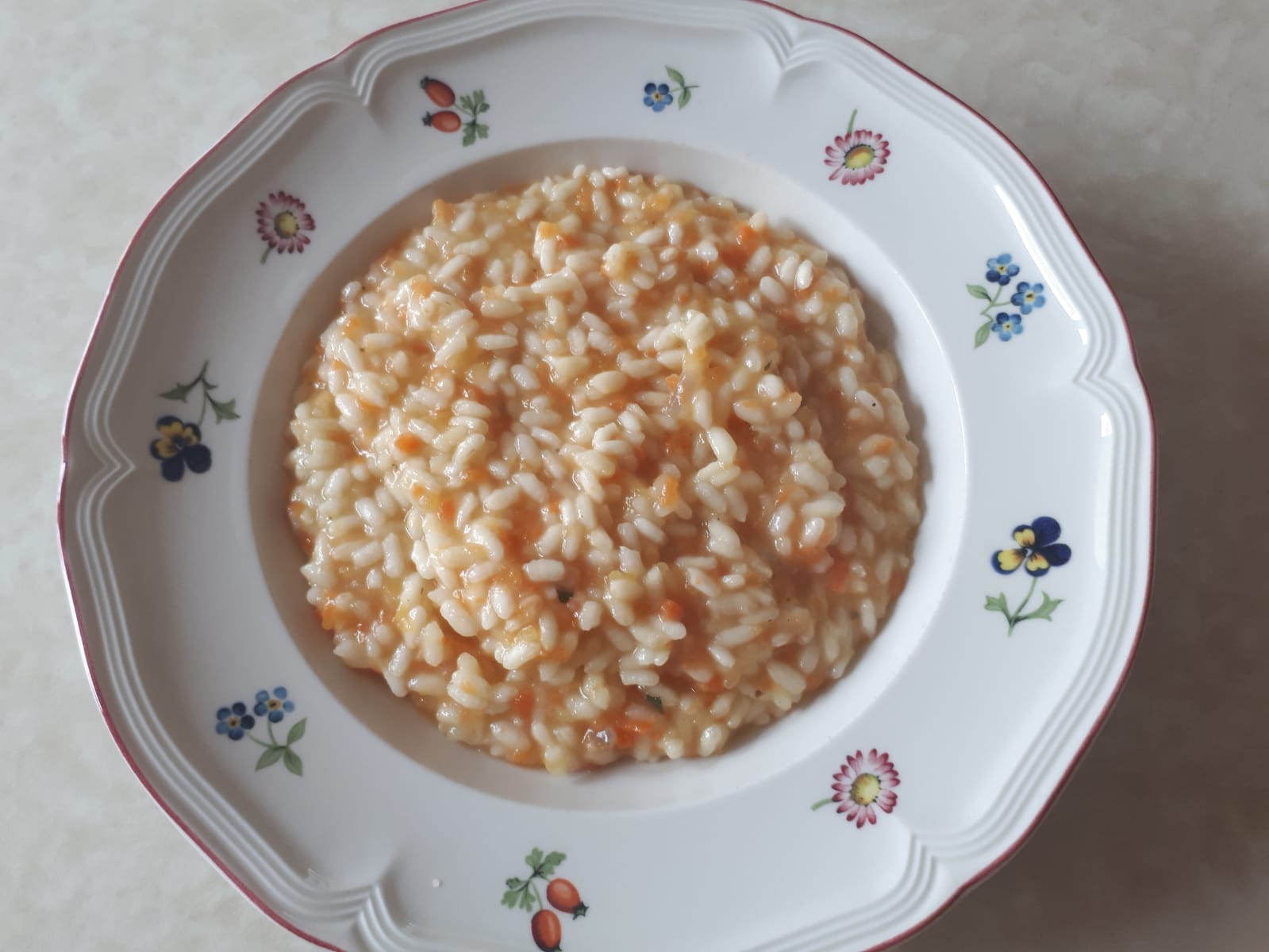 RISOTTO CON CAROTE PATATE E RAPA BIANCA di Sonia