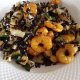 Riso venere con zucchine, gamberi e ananas di Giada