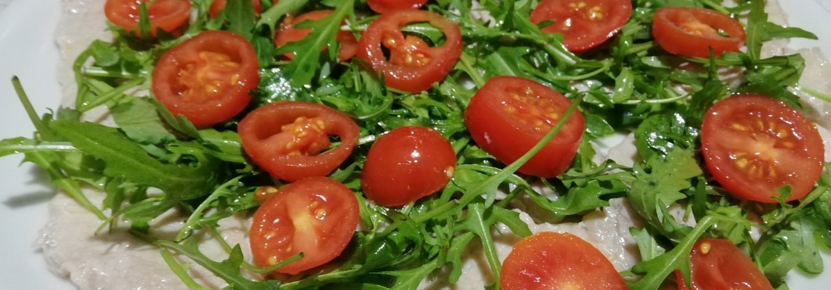Straccetti con rughetta e pomodorini di Roberta