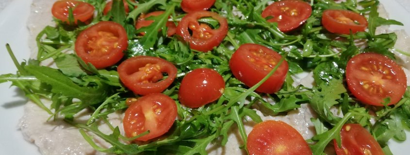Straccetti con rughetta e pomodorini di Roberta
