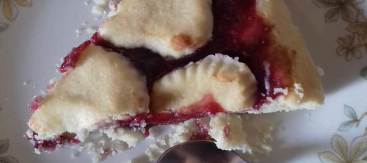 Crostata alla marmellata di lamponi senza glutine di Rita