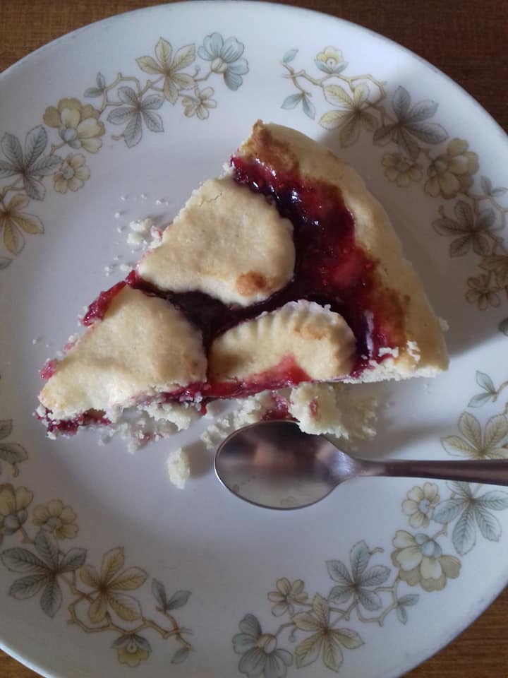 Crostata alla marmellata di lamponi senza glutine di Rita