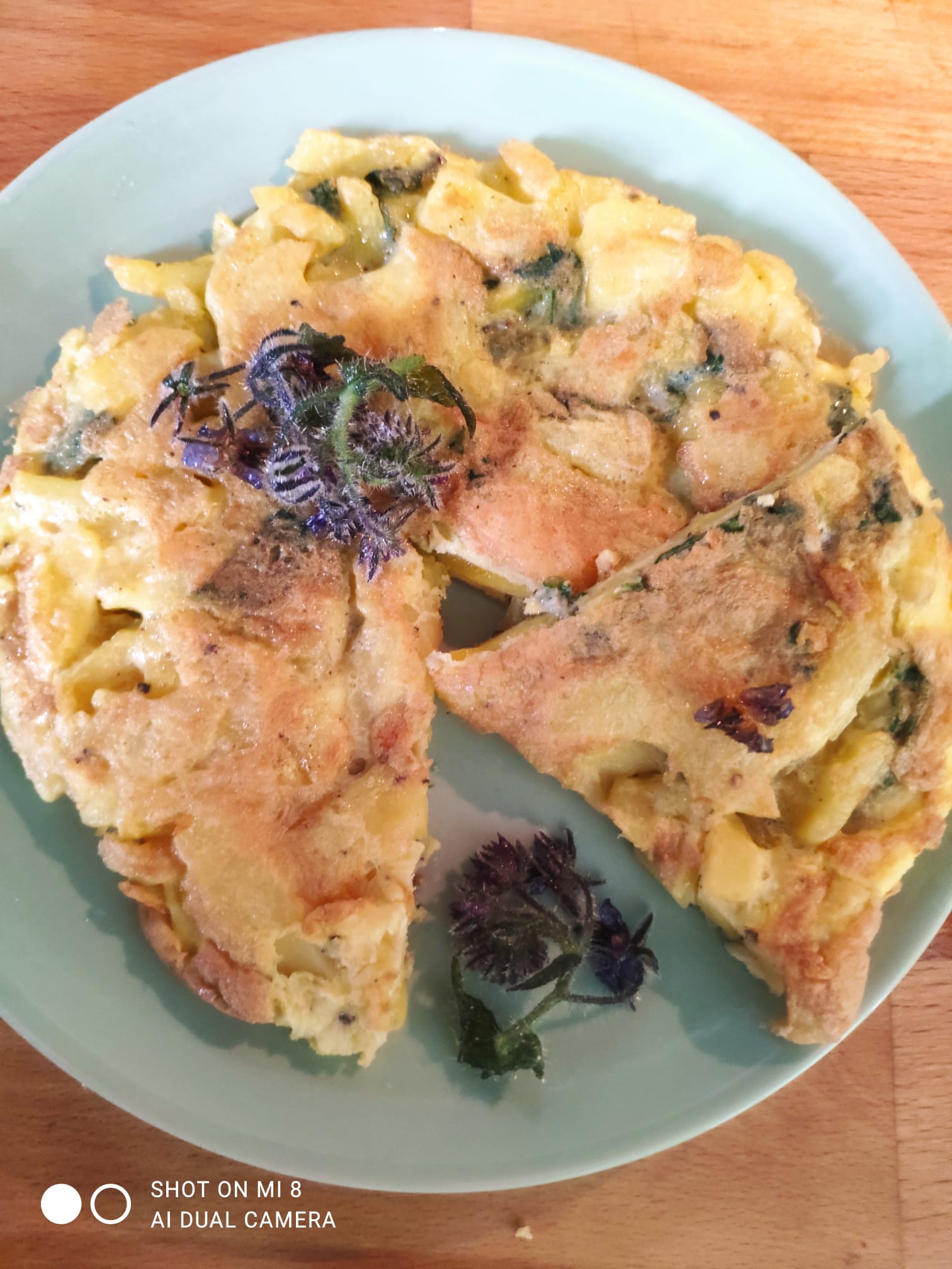 Frittatina di borragine e patate