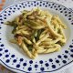 Fusilli avellinesi con asparagi, guanciale e pomodorini