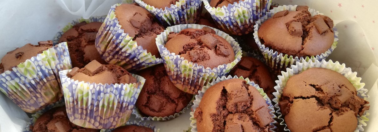 Muffin alla crema di nocciole senza glutine e senza lattosio di zia Marina