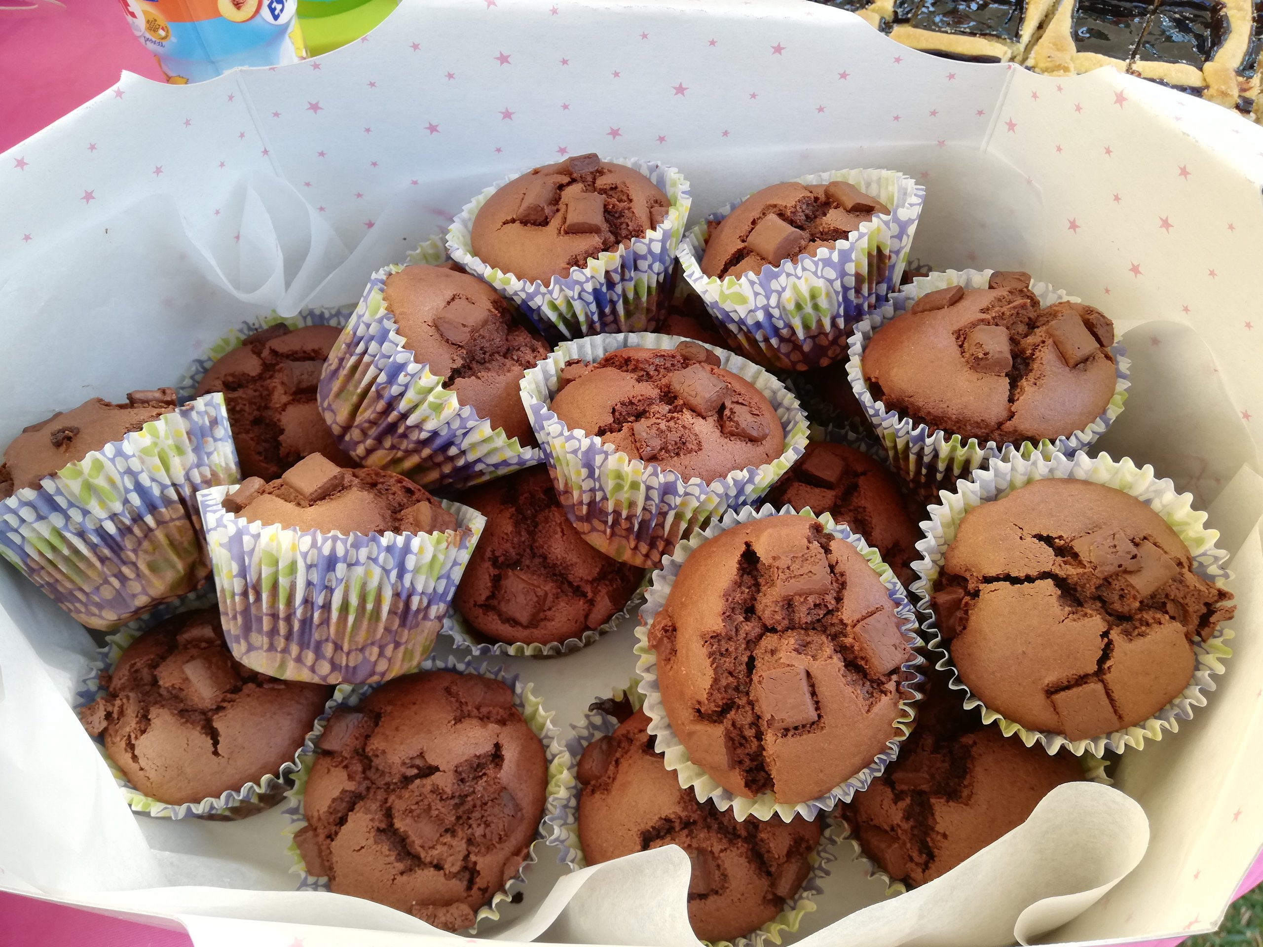 Muffin alla crema di nocciole senza glutine e senza lattosio di zia Marina