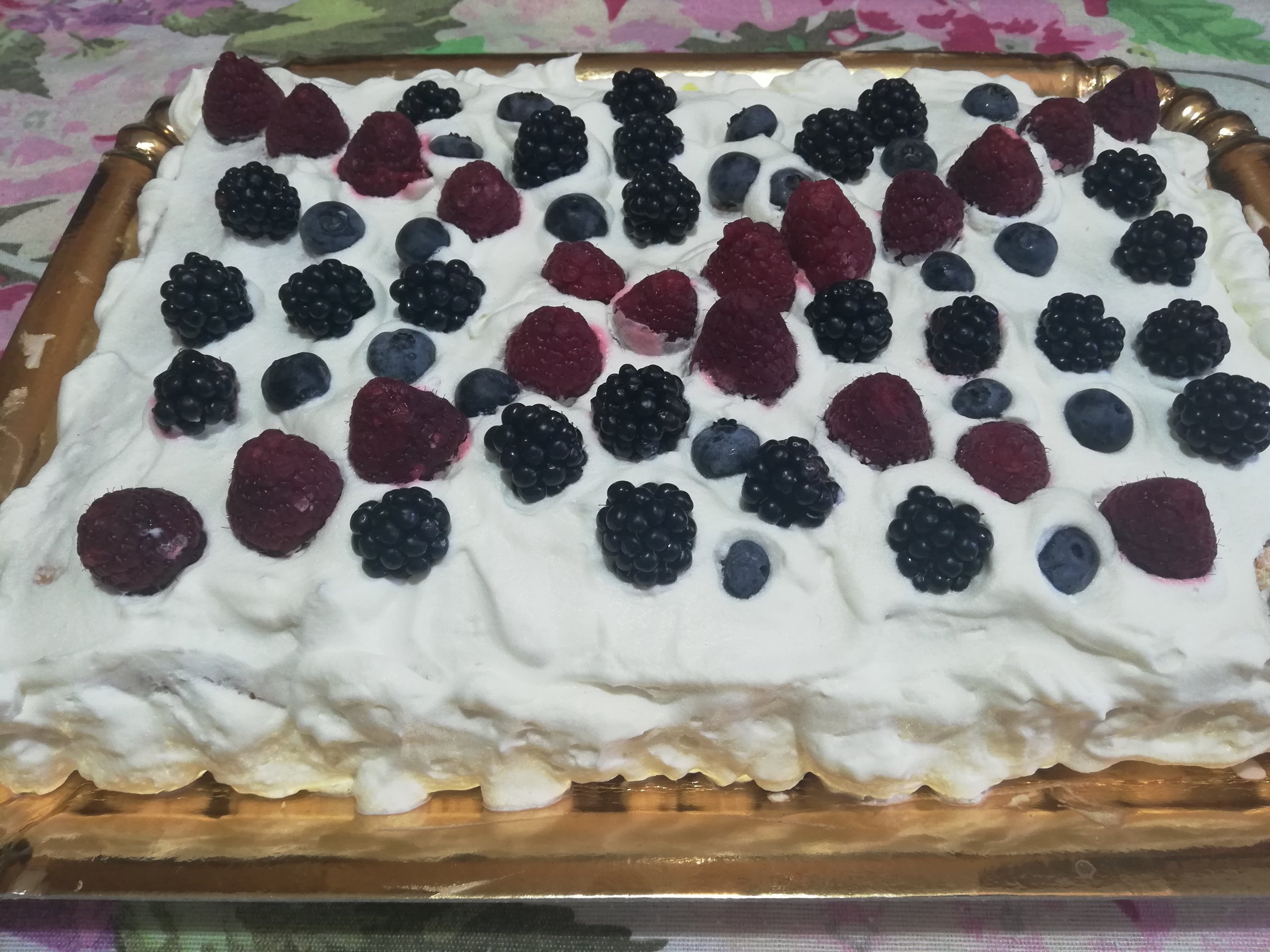 torta ai frutti di bosco