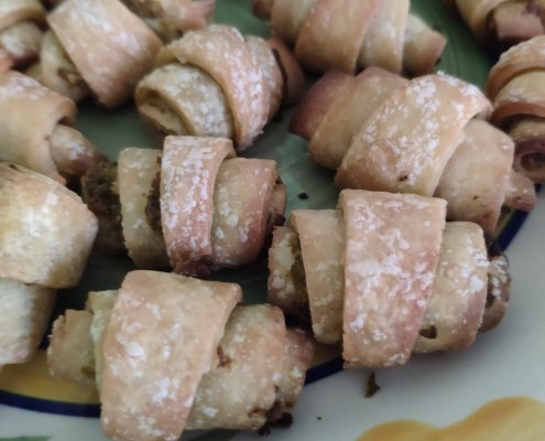 cornetti salati al pesto senza glutine e senza lattosio