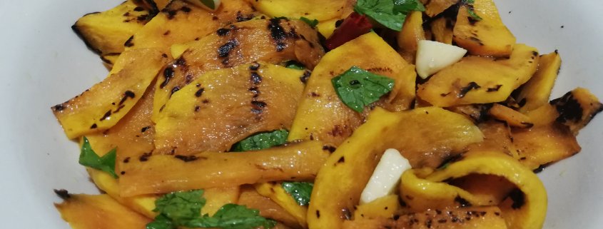 insalata di zucca grigliata