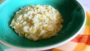 Risotto con porri, rosmarino e limone
