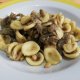 orecchiette con carciofi e pinoli