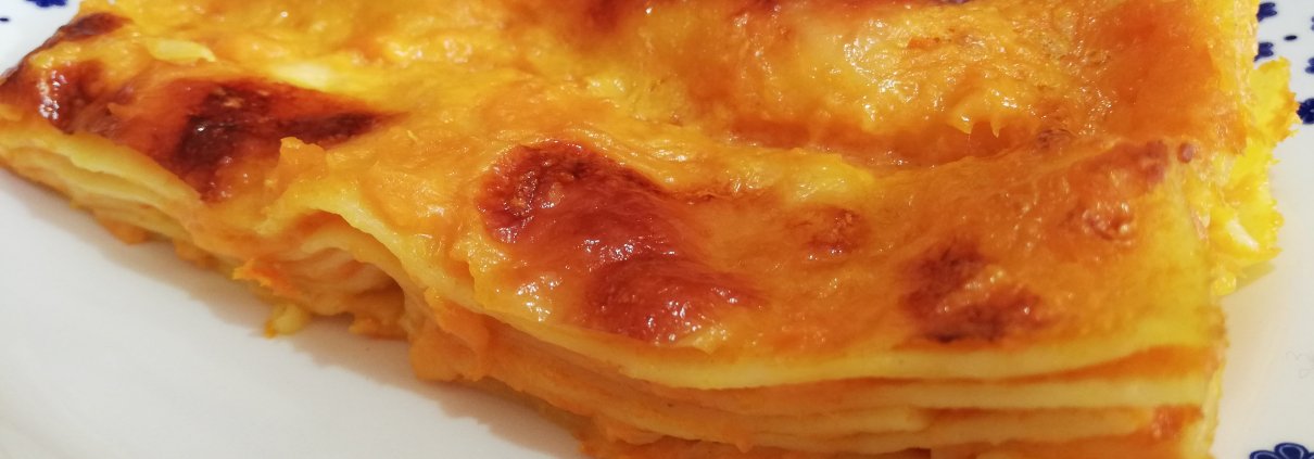 Lasagna con la zucca gialla di Roberta