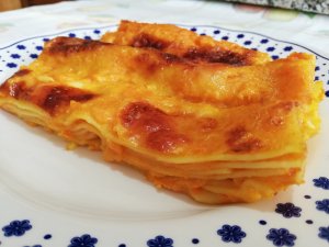 Lasagna con la zucca gialla di Roberta