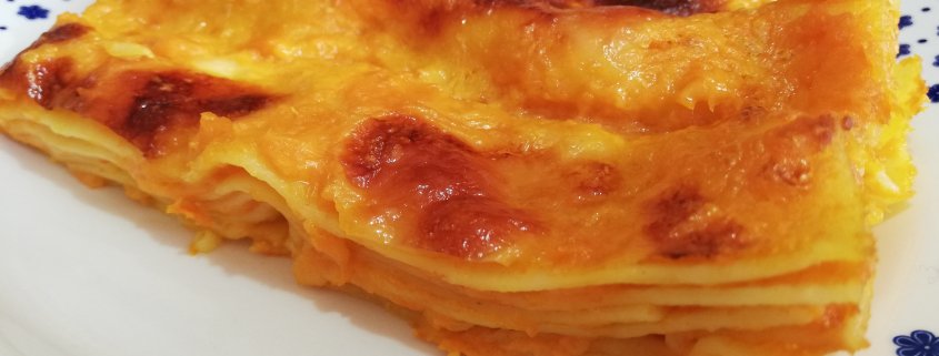 Lasagna con la zucca gialla di Roberta
