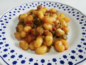 Chicche di patate al ragù di verdure di Roberta
