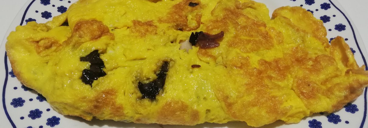 Omelette con radicchio e formaggio di roberta