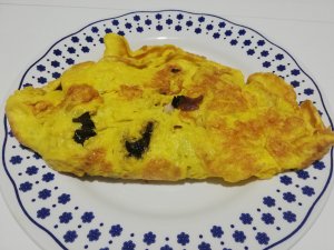 Omelette con radicchio e formaggio di roberta