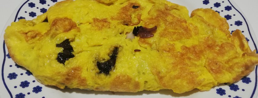 Omelette con radicchio e formaggio di roberta
