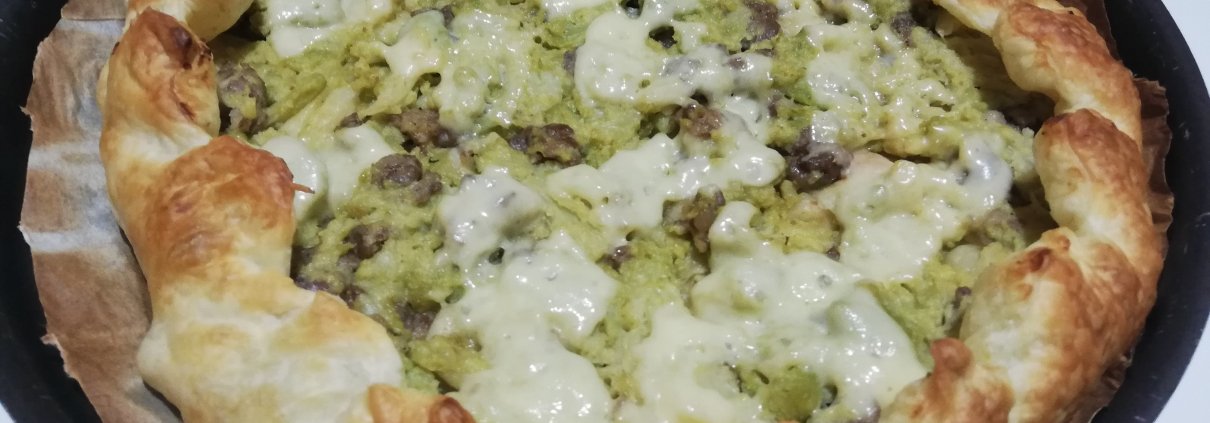 Torta rustica broccoli e salsiccia di Roberta