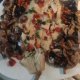 Merluzzo al forno con funghi champignon