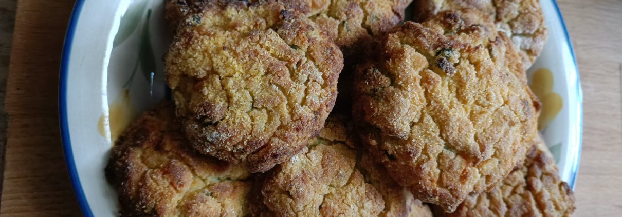 Polpette di verdura senza glutine e senza lattosio