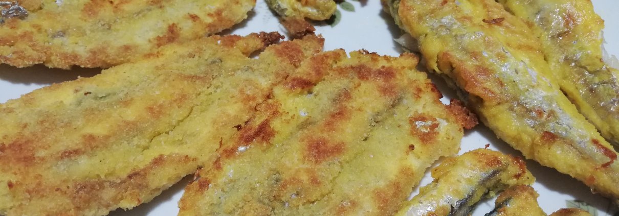 Melù e alici al forno