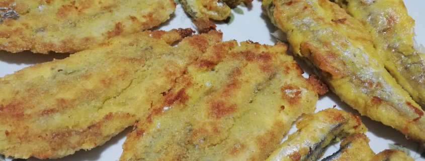 Melù e alici al forno