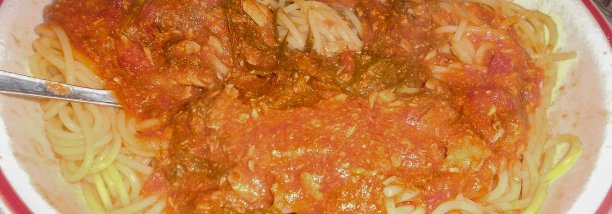 Pasta con le alici e finocchietto selvatico