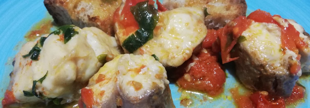 Rombo in padella con pomodorini