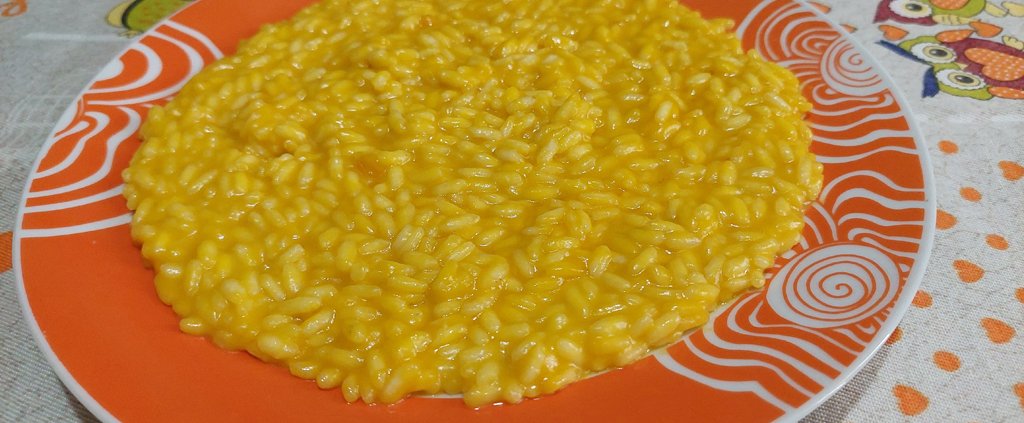 Risotto con la zucca di piozzo e gorgonzola