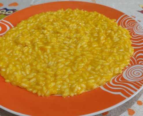 Risotto con la zucca di piozzo e gorgonzola