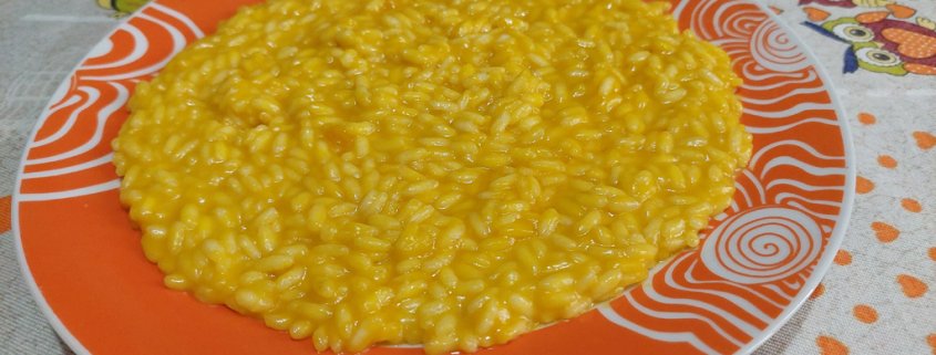Risotto con la zucca di piozzo e gorgonzola