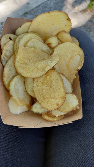 chips di patatine fritte