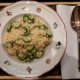 Risotto con zucchine e ricotta di bufala