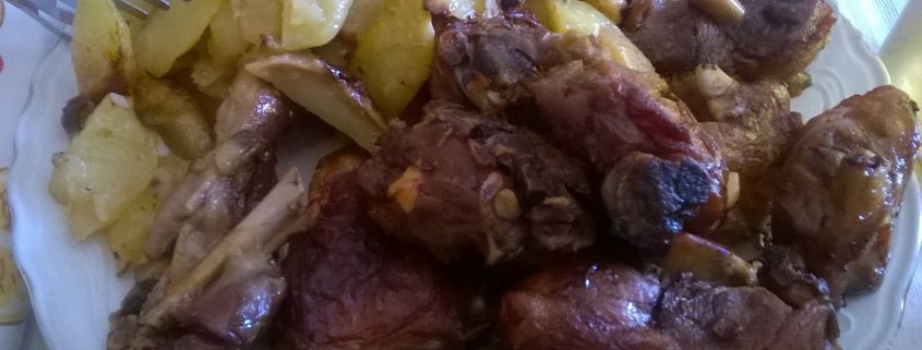 Abbacchio al forno con le patate
