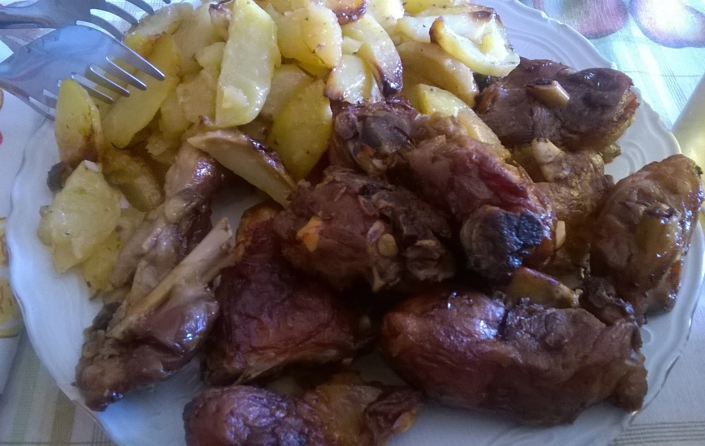 Abbacchio al forno con le patate