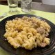 Pasta con salsiccia e crema di patate
