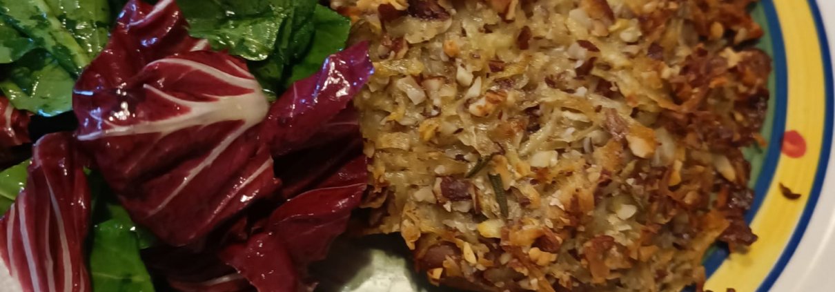Tonno fresco con panatura di patate e mandorle