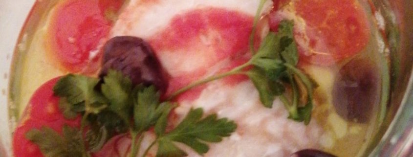 Zuppa di pesce monoporzione in vasocottura