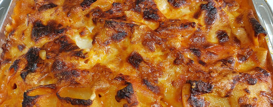 Timballo di mezzi paccheri