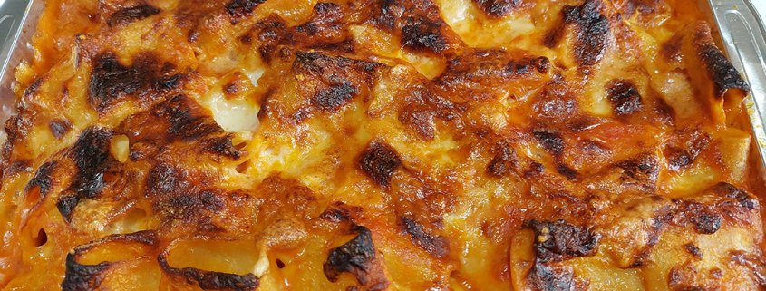 Timballo di mezzi paccheri