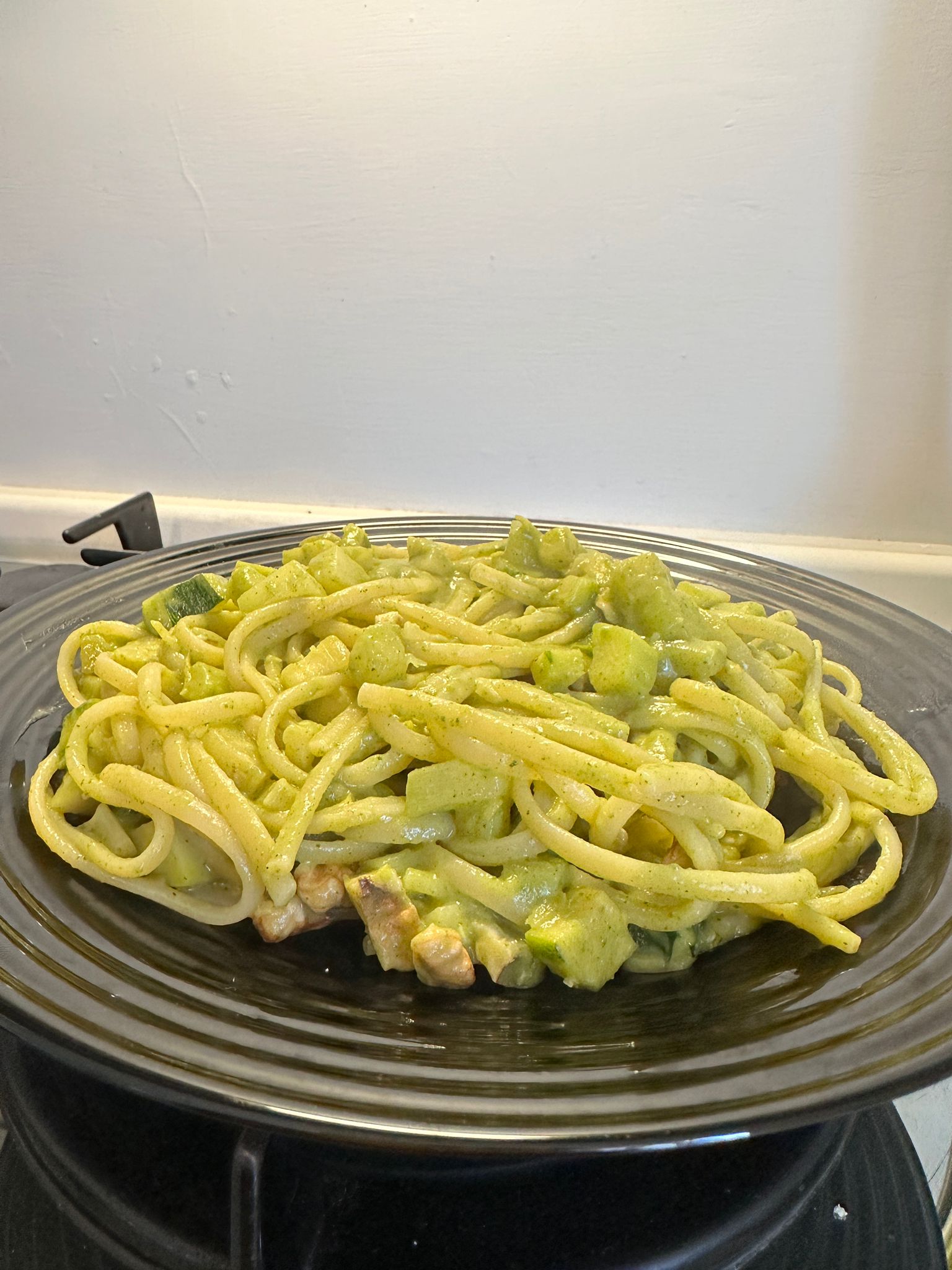 Pasta alle zucchine in doppia consistenza